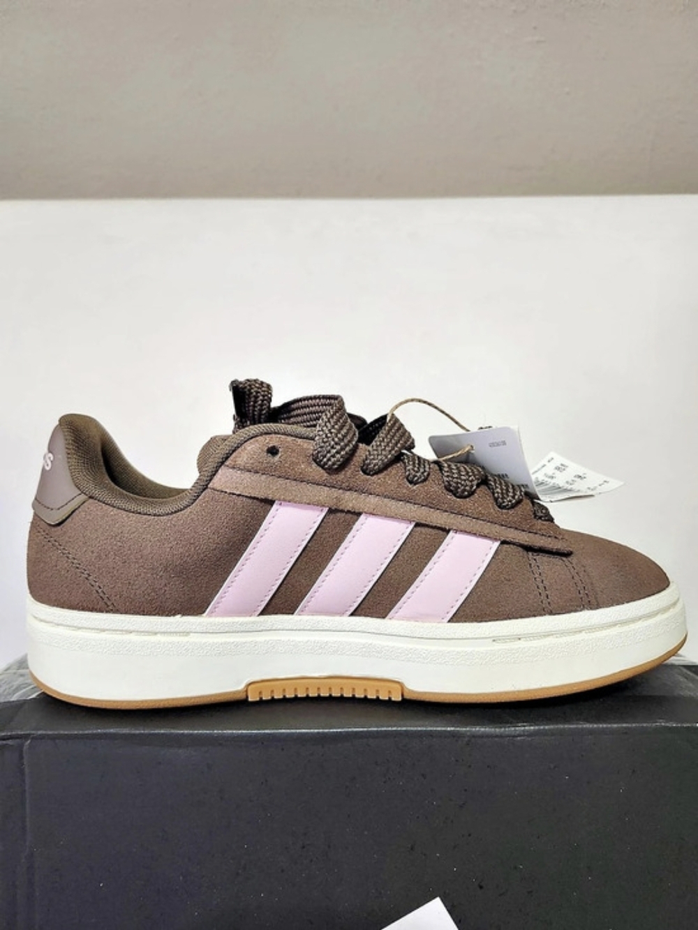 Adidas Grand Court Alpha 00s Sneakers Brown & Pink US 7.
